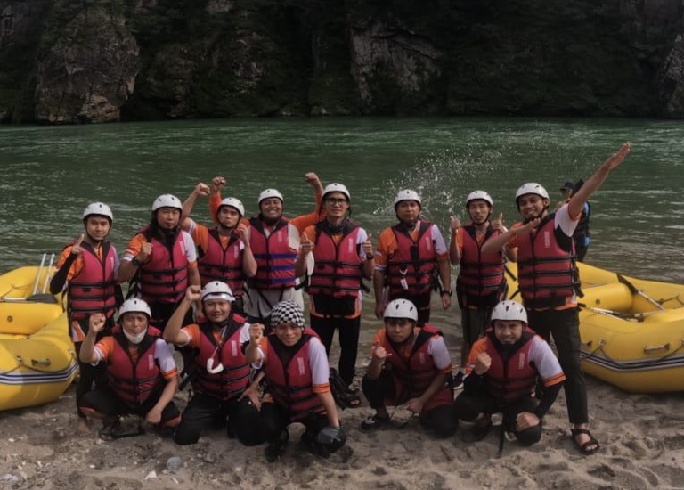 Rafting Asyik di Sungai Donggang Bareng PIP PKS Korea Selatan 